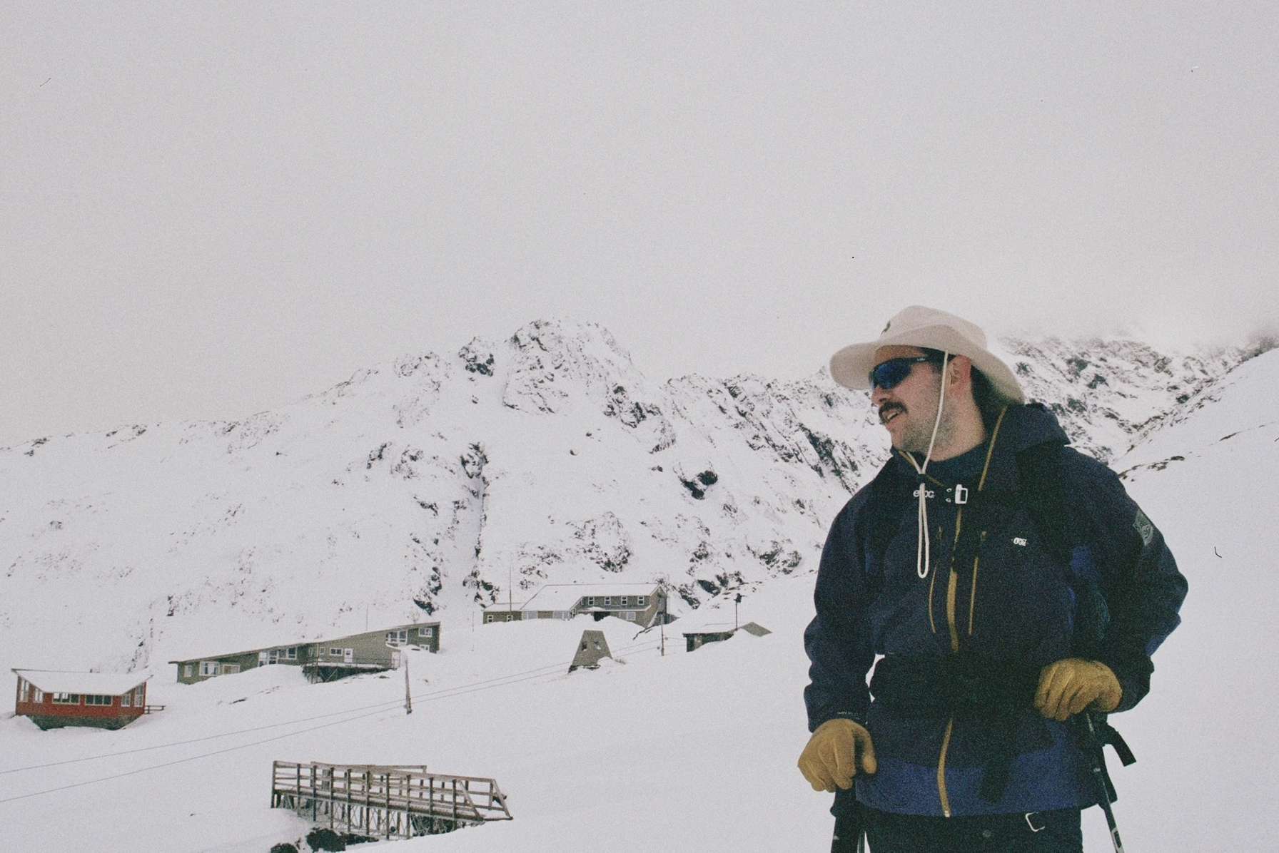Rob at Temple Basin, NZ
